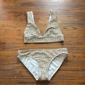 Ribbed daisy print set
